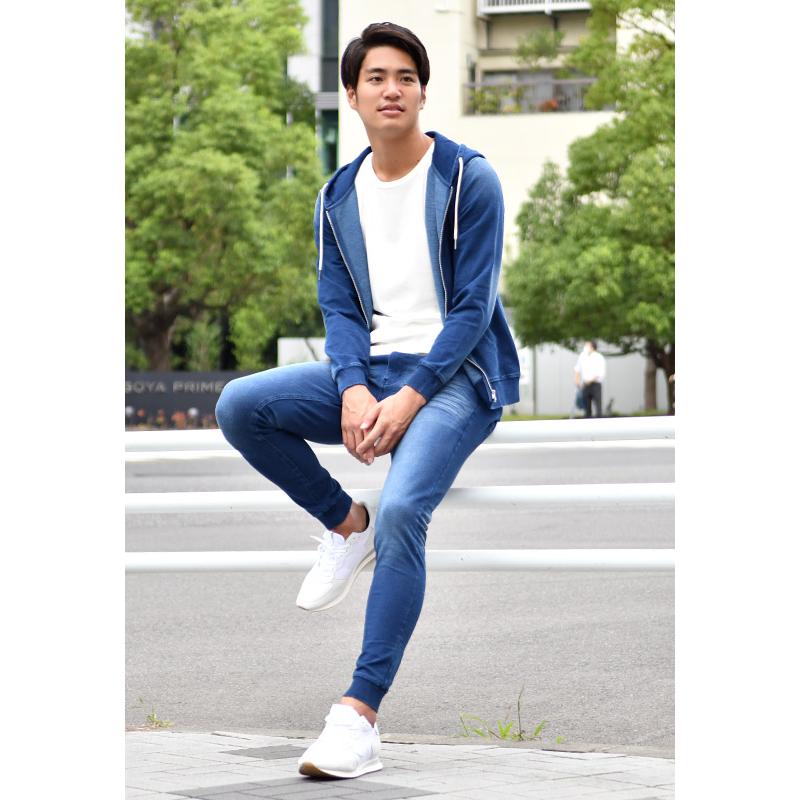 セットアップ メンズ パーカー スウェット ジョガーパンツ サーフ ビター オラオラ お兄系 春秋冬 青 紺 ブルー インディゴ M L Xl Xxl Setup メンズジャケット バッグ 鞄 のhk 通販 Yahoo ショッピング