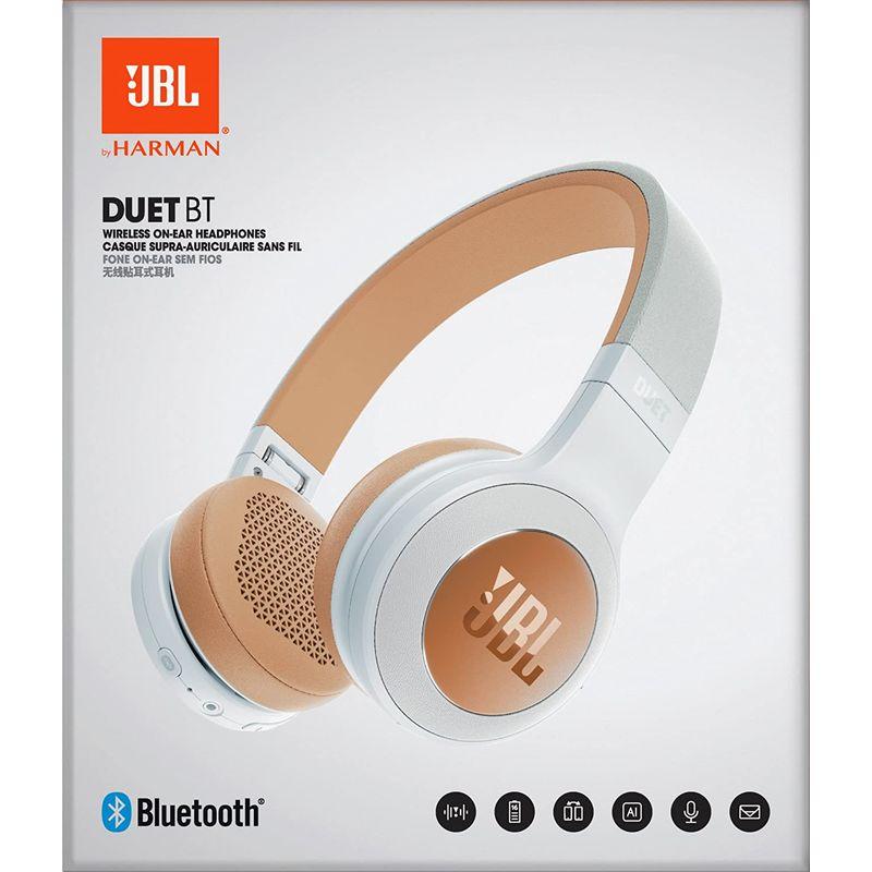 JBL DUET BT Bluetoothヘッドホン 密閉型/オンイヤー ホワイト