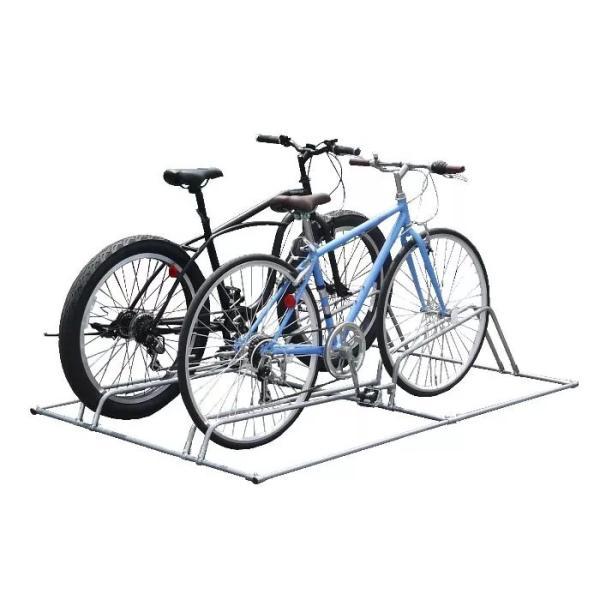 南栄 自転車スタンド サイクルスタンド 2台用 屋外 室内 おしゃれ 転倒防止 強風 コンクリート バイシクルストッパー BIS2_1
