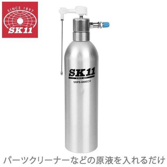 SK11 充填式 スプレー缶 600ml SRPS-600ECO エアーダスター缶 スプレー