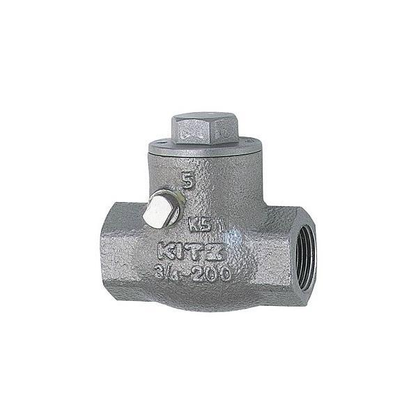 KITZ チャッキ弁 逆止弁 UO-20A 20mm ステンレス製 ねじ込み式スイングバルブ キッツ UO20A 汎用バルブ 配管部品 継ぎ手_2