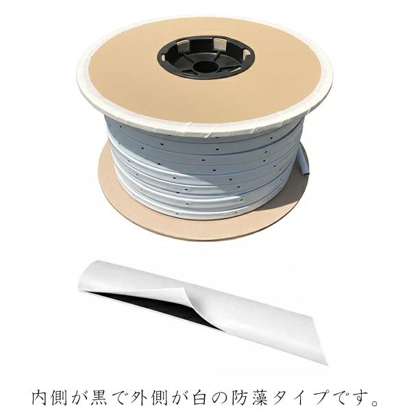フクスイ 白色 TFドリップチューブ 点滴チューブ 7cm×500m 農業 灌水チューブ 点滴ドリップ 散水ホース 灌水ホース 点滴ホース ドリップテープ_3