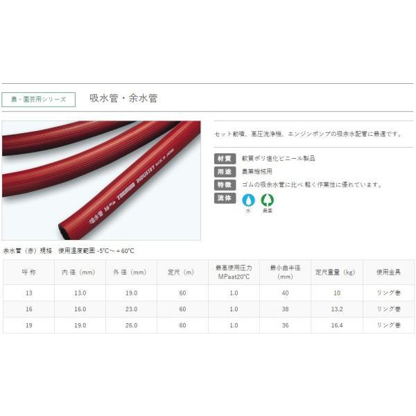 十川産業 余水管 16mm×60m 農業用ホース 余水ホース 動噴 高圧洗浄機 エンジンポンプ｜ssn-alpresse｜02