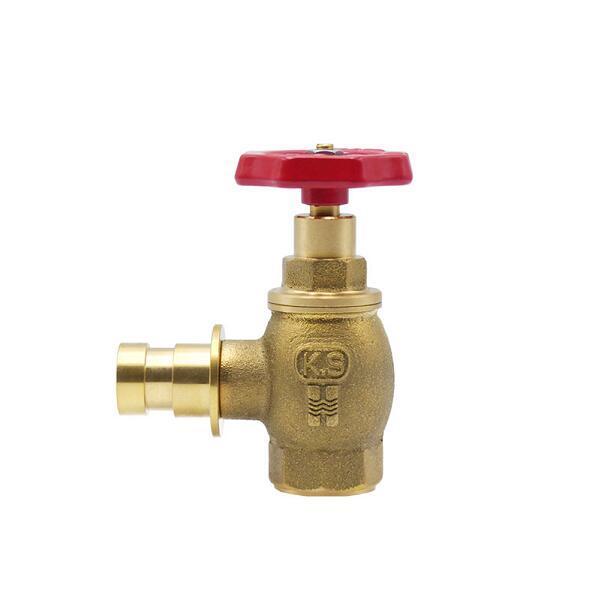 報商製作所 BR 散水栓 ミガキ 20mm×90度 [散水バルブ 20A 消火栓バルブ