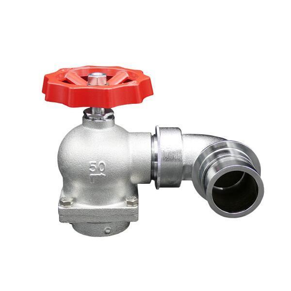 報商製作所 BR ターニングバルブ 口金回転付 SV-12-L 50mm×90度 [散水