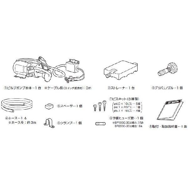 日立 ビルジポンプ 船舶用バッテリーポンプ BP290-J50 24V 自吸 日立 ビルジポンプ 船舶用バッテリーポンプ BP290-J50 24V 自吸