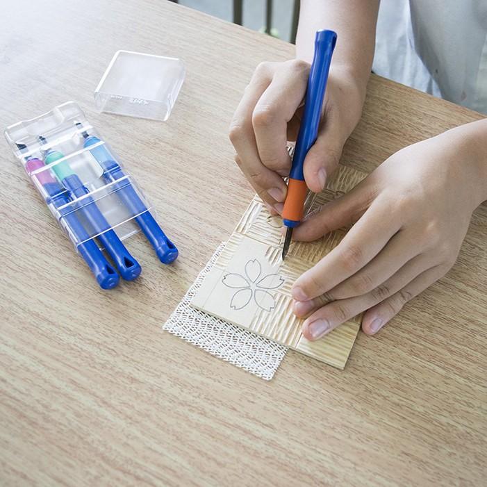 サクラクレパス サクラ 彫刻刀セット EHT-4A 4本組 はんが 小学校 女子