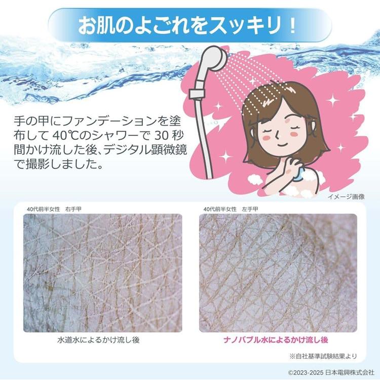 日本電興 ナノバブル発生キット SE シャワーホース シャワーヘッド