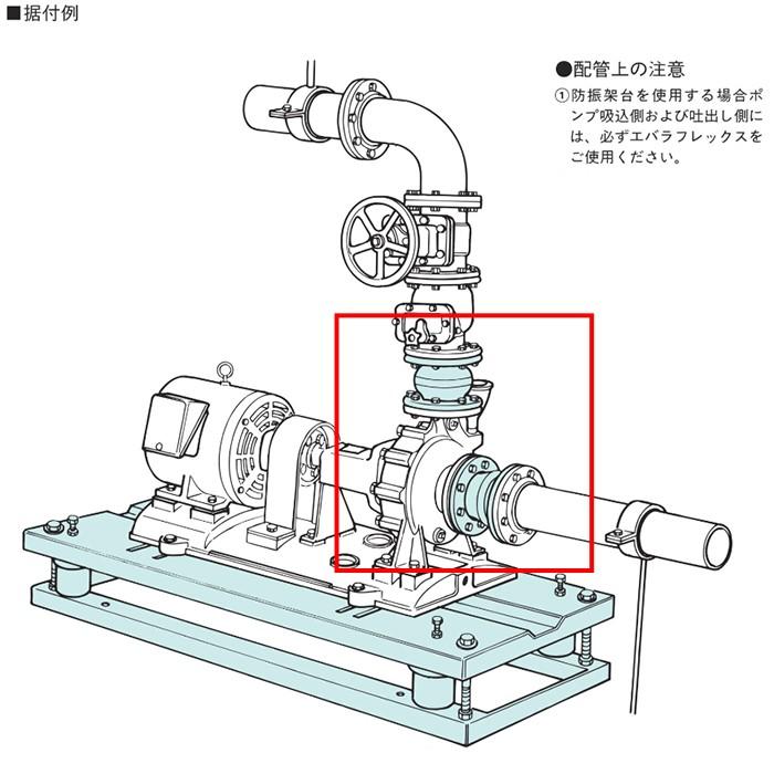 荏原ポンプ 振動防止 フレックス FL(10) 40A JIS10K (並 荏原ポンプ 振動防止 フレックス FL(10) 40A JIS10K (並