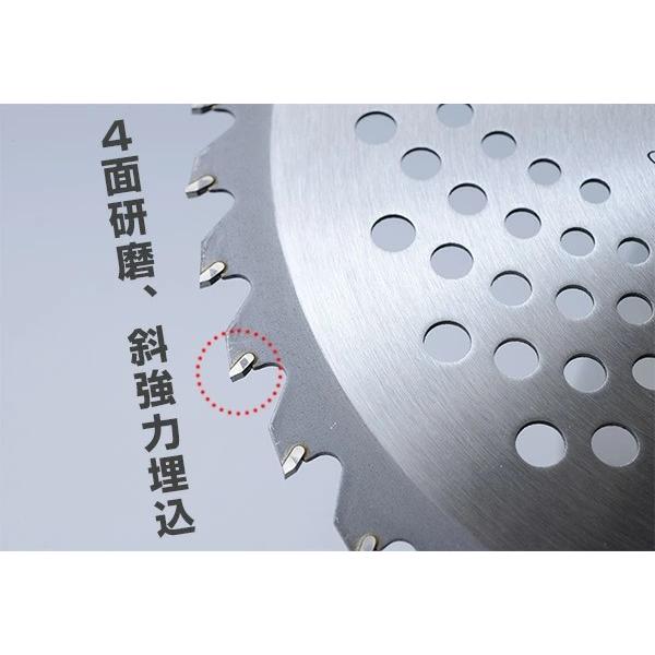 チップソー カッター 255mm×40P 替刃 替え刃 軽量 刈払い機 草刈り機