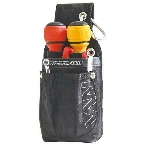 SK11 腰袋 ドライバー2丁差し VGD-05 工具差し 幅105×高さ240×奥行き