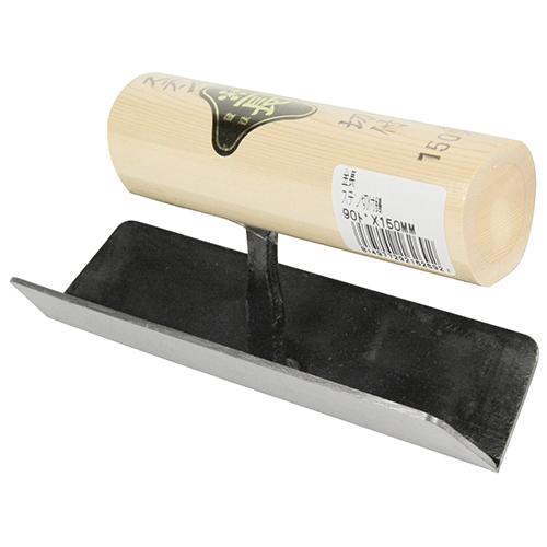 金長 仕上鏝 左官鏝 コテ 鏝 ステン 切付鏝 90度×150mm 仕上げ 成形 角