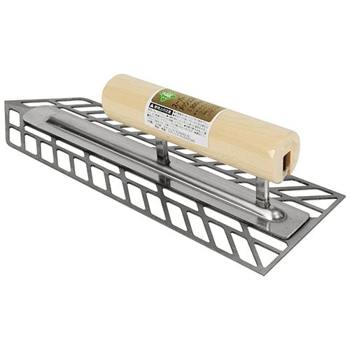 緑長 鏝 スーパーメッシュ 300mm タッピング用 モルタル鏝