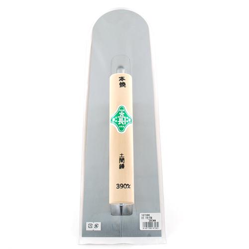 緑長 本焼 鏝 土間用 390mm 土間鏝 モルタル鏝 コンクリート鏝 緑長 本焼 鏝 土間用 390mm 土間鏝 モルタル鏝 コンクリート鏝