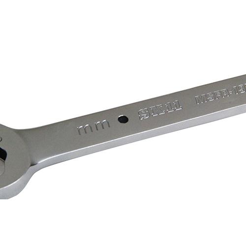 SK11 ラチェットレンチ 14mm MSFR-14Z 72山 本締め フレックスクイックラチェット 六角ボルト ナット 締付け 緩め作業 ...