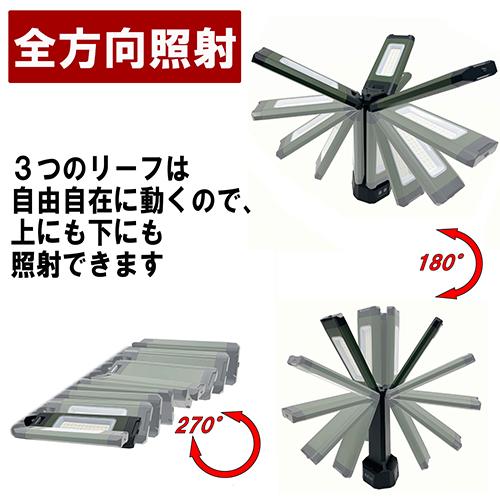 SK11 照明 作業灯 充電式 リーフライト LED ライト 三脚 SLL-20W-TPS