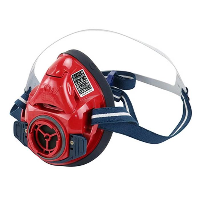 SK11 防じんマスク 防毒マスク TW M-100-BK レッド 粉塵 工業用 SK11 防じんマスク 防毒マスク TW M-100-BK レッド 粉塵 工業用