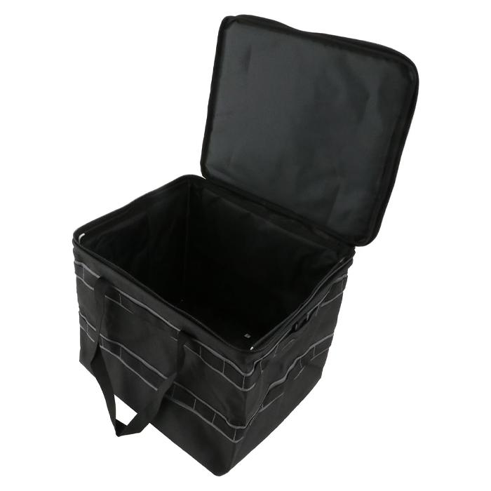 SK11 ツールコンテナ ブラック 大容量 29L 高さ30cm 360×330×300mm
