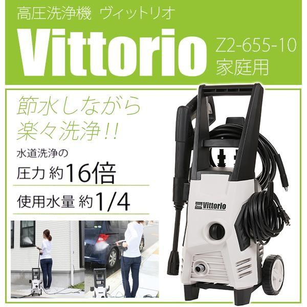 蔵王 高圧洗浄機 Vittorio Z2-655-10[ZAOH 水道ホース付 家庭用 本体