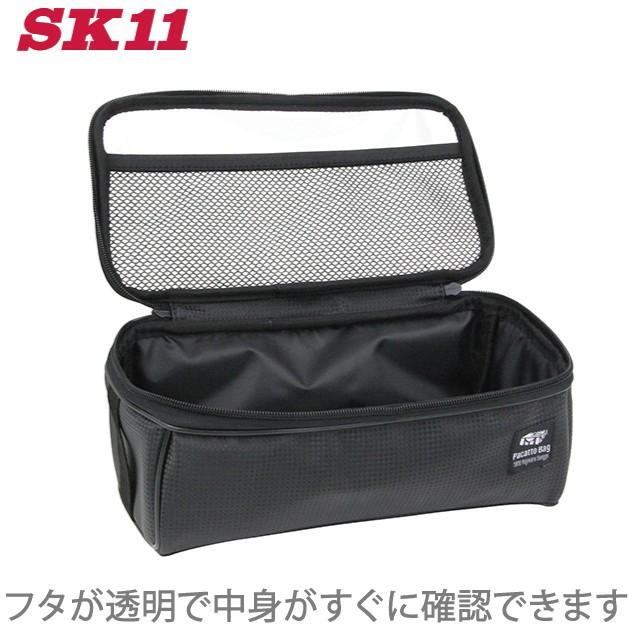 SK11 パカットバッグ 蓋クリア SPB-CR280 幅28cm 工具ボックス ツール