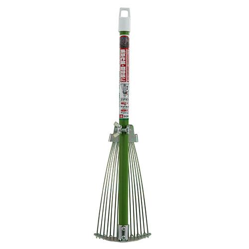 千吉 伸縮式 ガーデンクリーナー SGR-15 軽量 レーキ 熊手 くまで