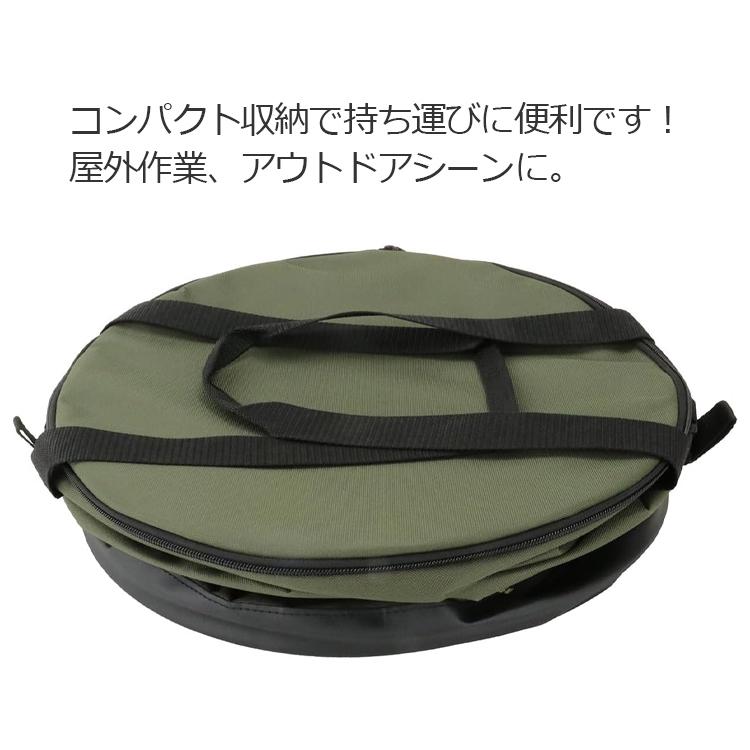 折りたたみ バケツ 大容量 フタ付き 45L 収納 ガーデニング アウトドア