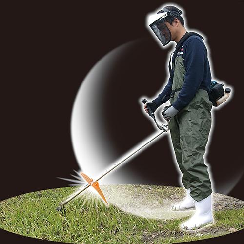 セフティ3 刈払機用 飛散防止カバー ワイドガード KB-40 草刈り機 作業