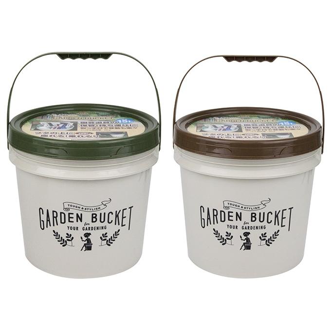 セフティ3 バケツ 15L ブラウン ガーデンツールバケット おしゃれ
