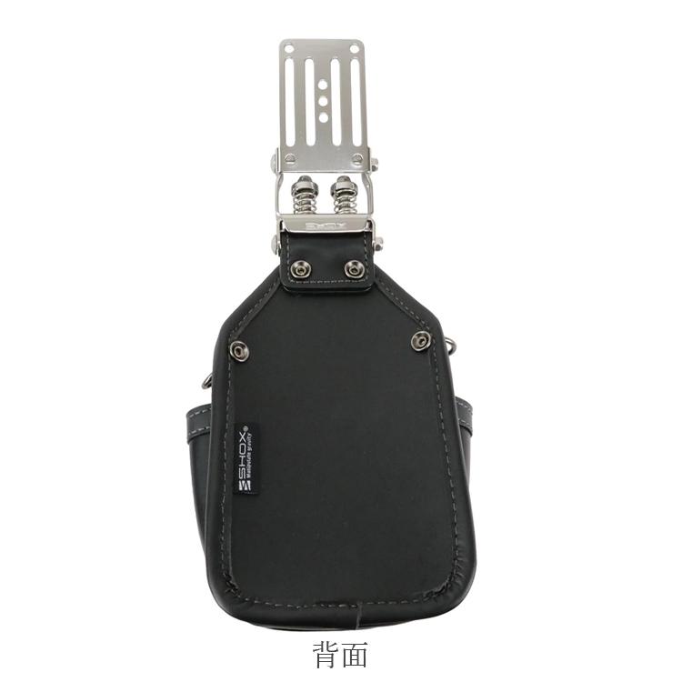 SHOX 腰袋 小型腰袋 2段 S 工具 ホルダー 工具差し 本革 レザー