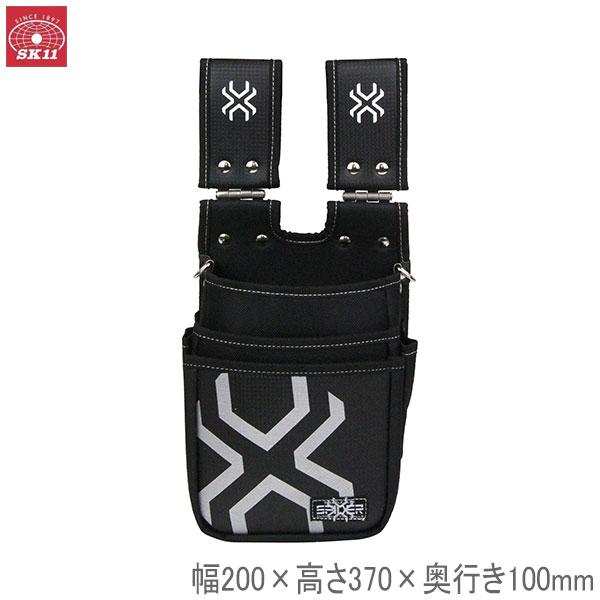 Sk11 腰袋3段 Spd Bk 7 工具差し ツールケース 大工道具 工具袋 工具入れ 鳶用 Fujiwara S S Net 通販 Yahoo ショッピング