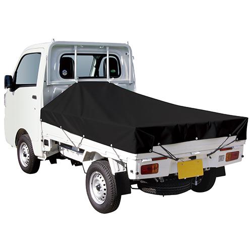 SK11 トラックシート前垂れ付 軽トラックシート SKSM-C1921BK 1.9m