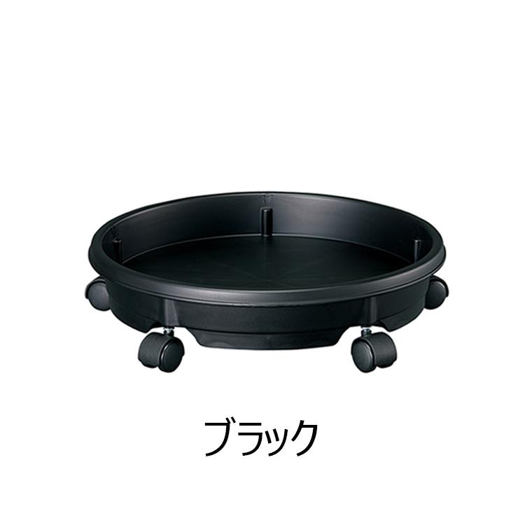 黒いプラスチックキャスター40個セット　バラ売り可能 キャスタープレート 大型鉢 受け皿 鉢皿 移動 40型 ブラウン 茶 黒