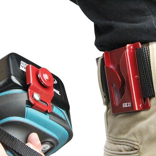 SK11 日立 マキタ インパクト用スイングホルダー SISH 赤/黒 電動 充電