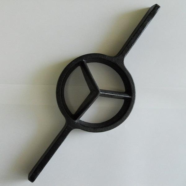 竹割器 120mm 3割 竹割り道具 竹割り器 両手 竹を割る道具 竹割鉈 竹割