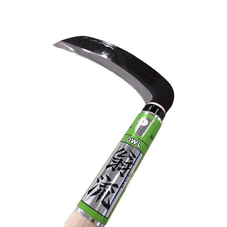 銀翁流 中厚鎌 紀州型 刃渡り180mm 丸 #159 両刃中厚鎌 両刃 カマ 鎌