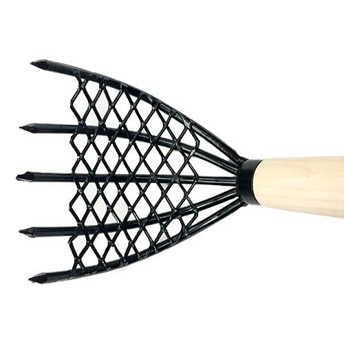 網付 熊手 潮干狩り 道具 小型 くまで クマデ レーキ #227 OWL : S.S