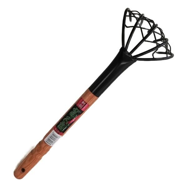 網付 熊手 潮干狩り 道具 長柄 450mm くまで クマデ レーキ : fukui  