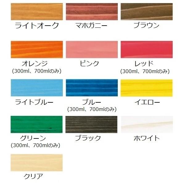アサヒペン ペンキ 水性ステイン 塗料 木材用 茶色 ブラウン ライト