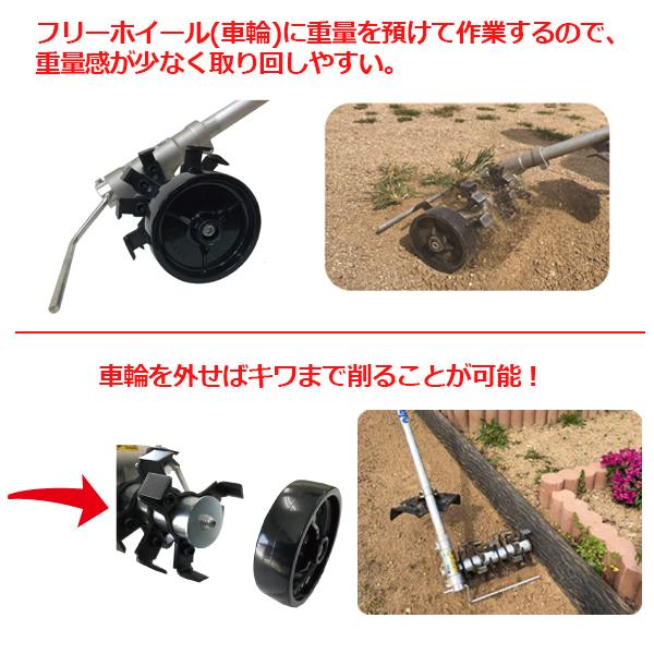 刈払機用 アタッチメント 草刈り 草削り ロータリーウィーダーロング
