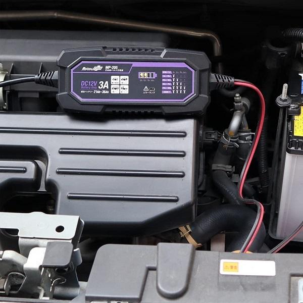 バッテリー充電器 軽自動車 軽トラック Dc12v 3a 全自動パルス充電器 軽suv 軽バン Mp 5 メルテック Fukuno S S Net 通販 Yahoo ショッピング