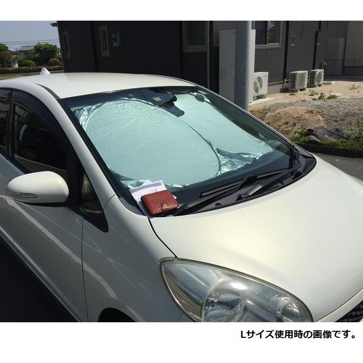 市場 フロントサンシェード 断熱 車用遮光マジカルシェード 吸盤なし折りたたみ 日よけ