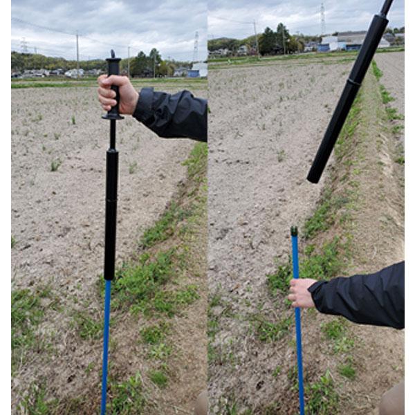 AINO 支柱 打ち込みハンマー 姿勢が楽な杭打ち器 内径27.5mm 杭打ち器