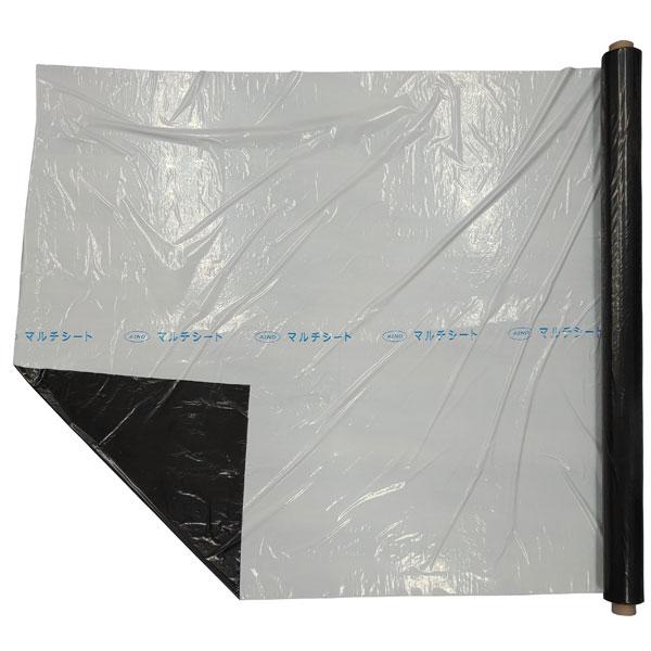 AINO 白黒マルチ 95cm×100m 厚0.025mm センターライン入 マルチシート