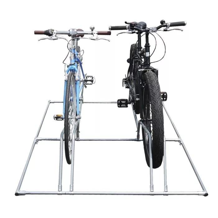 南栄 自転車スタンド サイクルスタンド 2台用 屋外 室内 おしゃれ 転倒