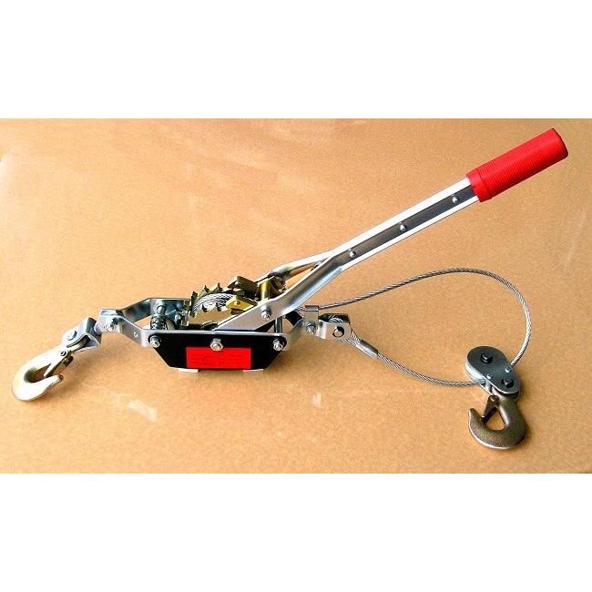 WP 手動ウインチ ダブルギアタイプ BQ2000B 2000kg ハンドウインチ