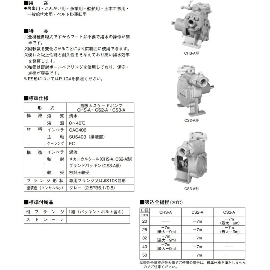 翌日発送可能】 S.S net川本ポンプ 自給式ベルト掛ポンプ カスケード