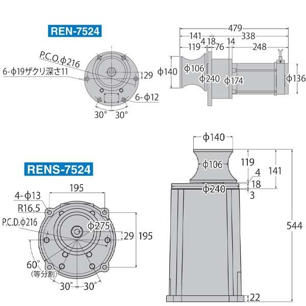 工進 アンカーウインチ 24V 750W 船舶用 電動ウインチ イカール 工進 アンカーウインチ 24V 750W 船舶用 電動ウインチ イカール