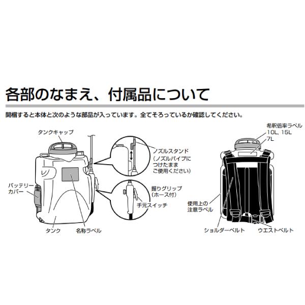 工進　背負い式噴霧器　10L　泡状　ダイヤフラムポンプ　18V　噴霧機　背負式　消毒　防除　充電式　除草　SLS-10