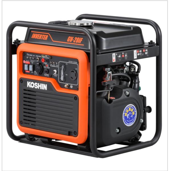 工進 インバーター 発電機 2.8kVA 超低騒音:超軽量型 GV-28iF 工進 インバーター 発電機 2.8kVA 超低騒音:超軽量型 GV-28iF