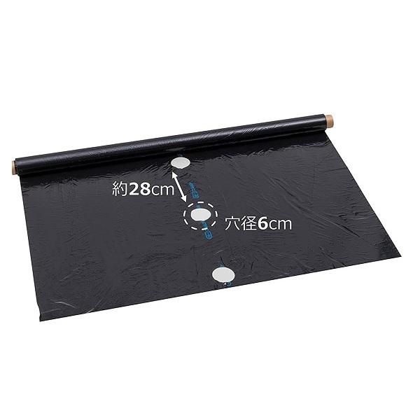 岩谷マテリアル マルチシート 95cm×50m 厚さ0.02mm 日本製 穴あき